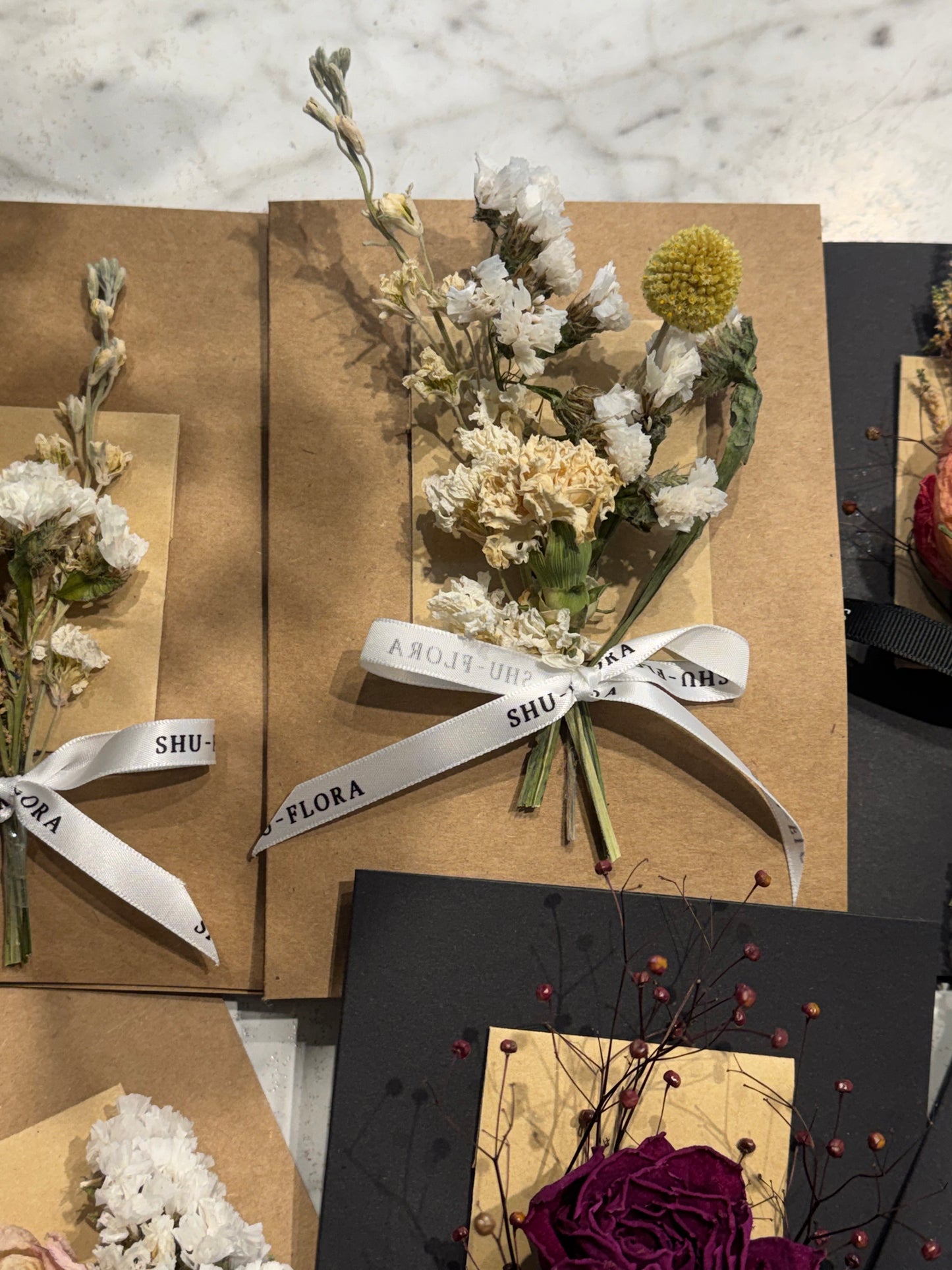 Dried Flower Seed Card