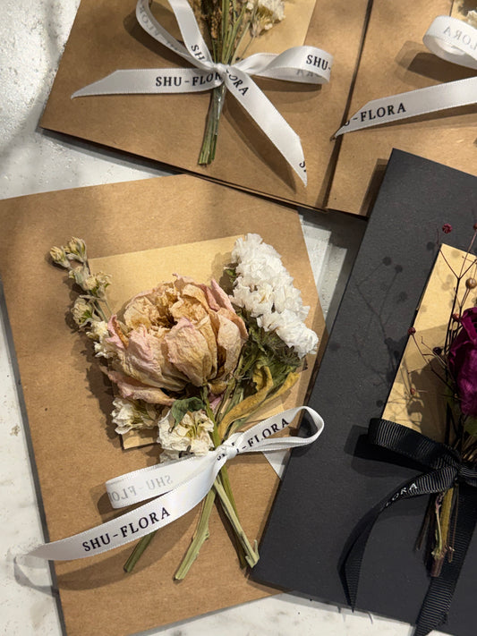 Dried Flower Seed Card