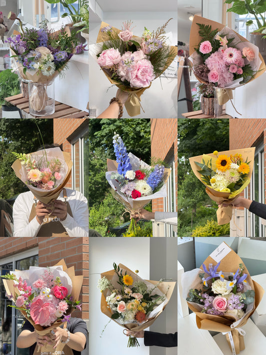 Grab & Go Mixed Flower Bouquet