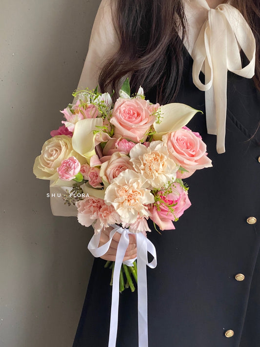Pinkish Wedding Bridal Bouquet