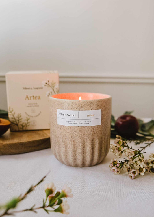 Mimi August Reusable Soy Candle - Artea