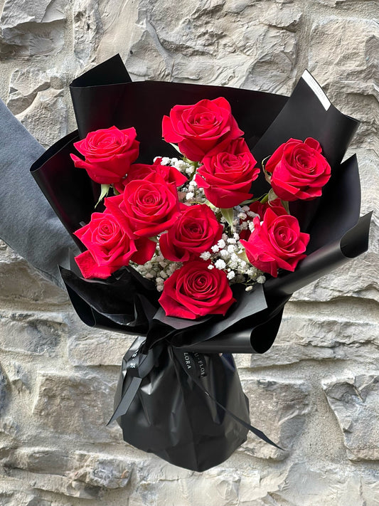 12 Red Rose Bouquet