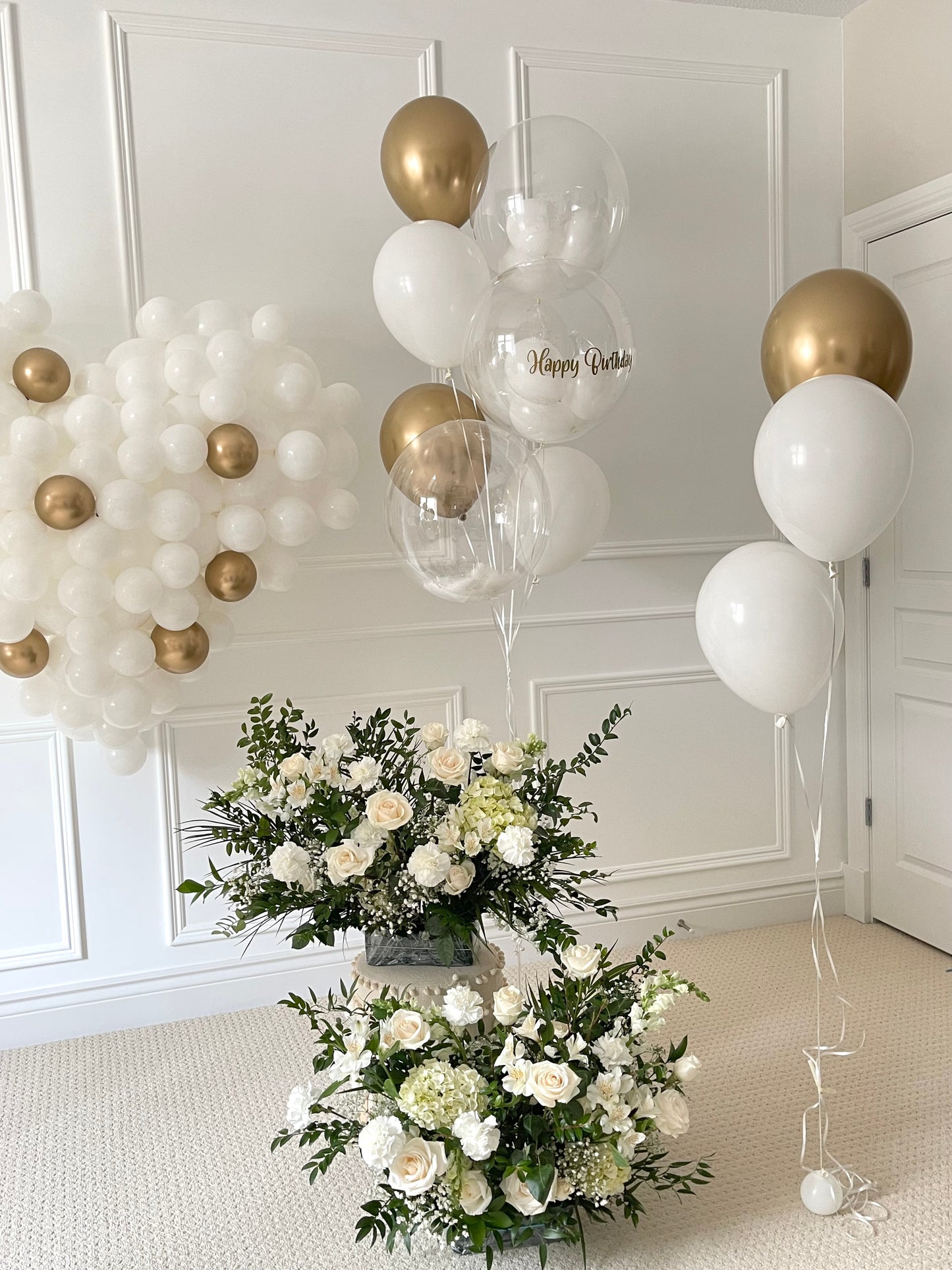 Garden Look Aisle Arrangement