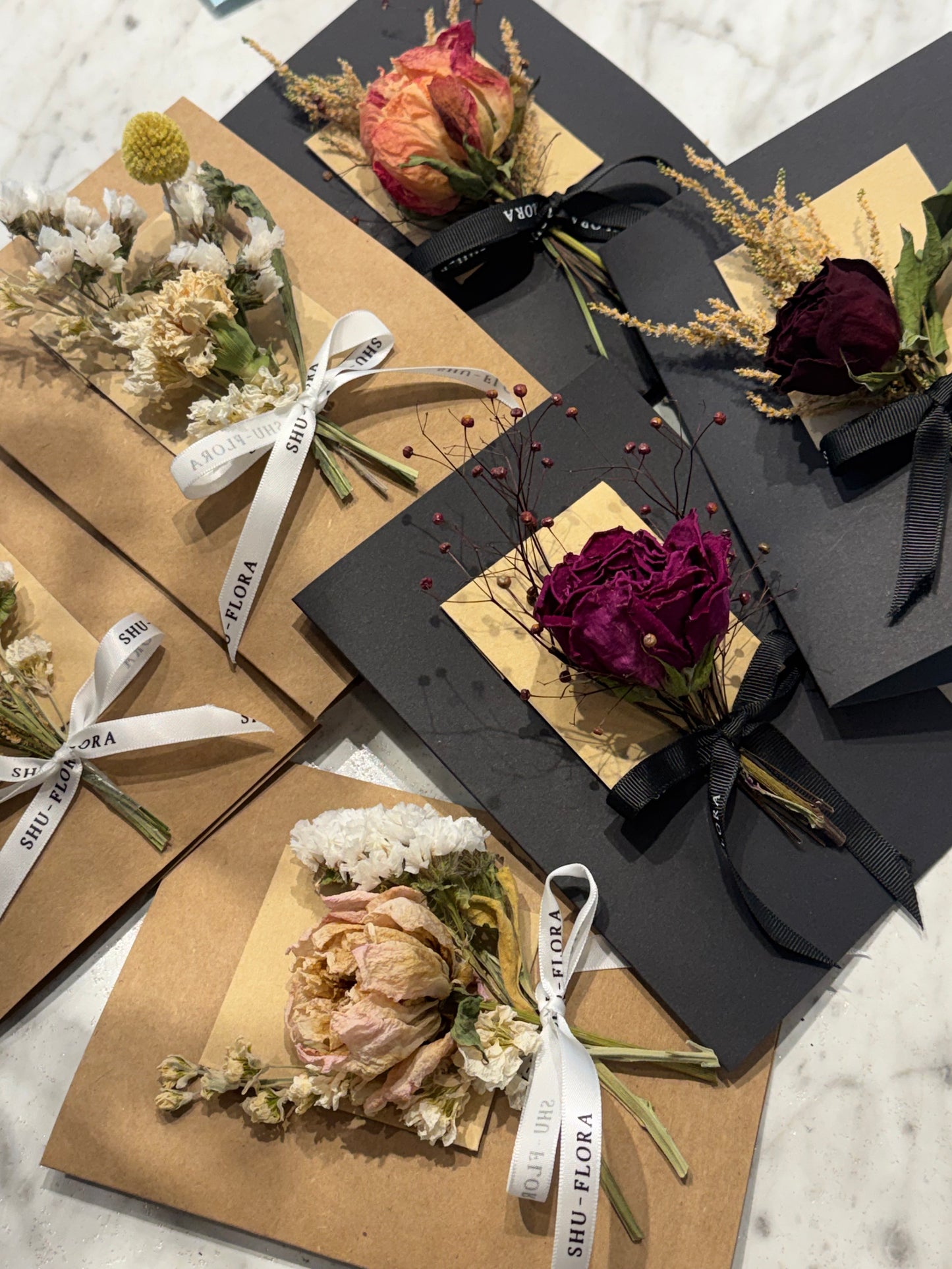 Dried Flower Seed Card