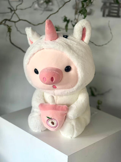 Shu Plush - Peachy Unicorn Pig