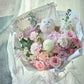 Blush & Bow Mixed flower Bouquet