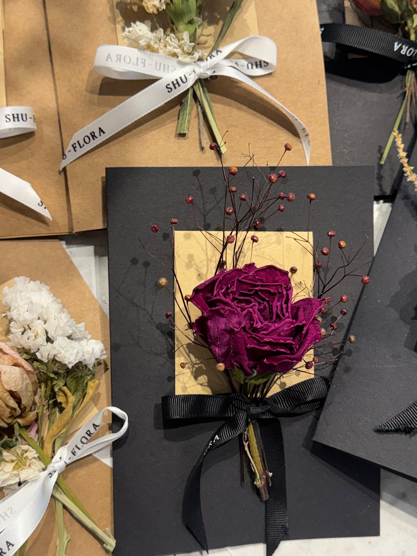 Dried Flower Seed Card