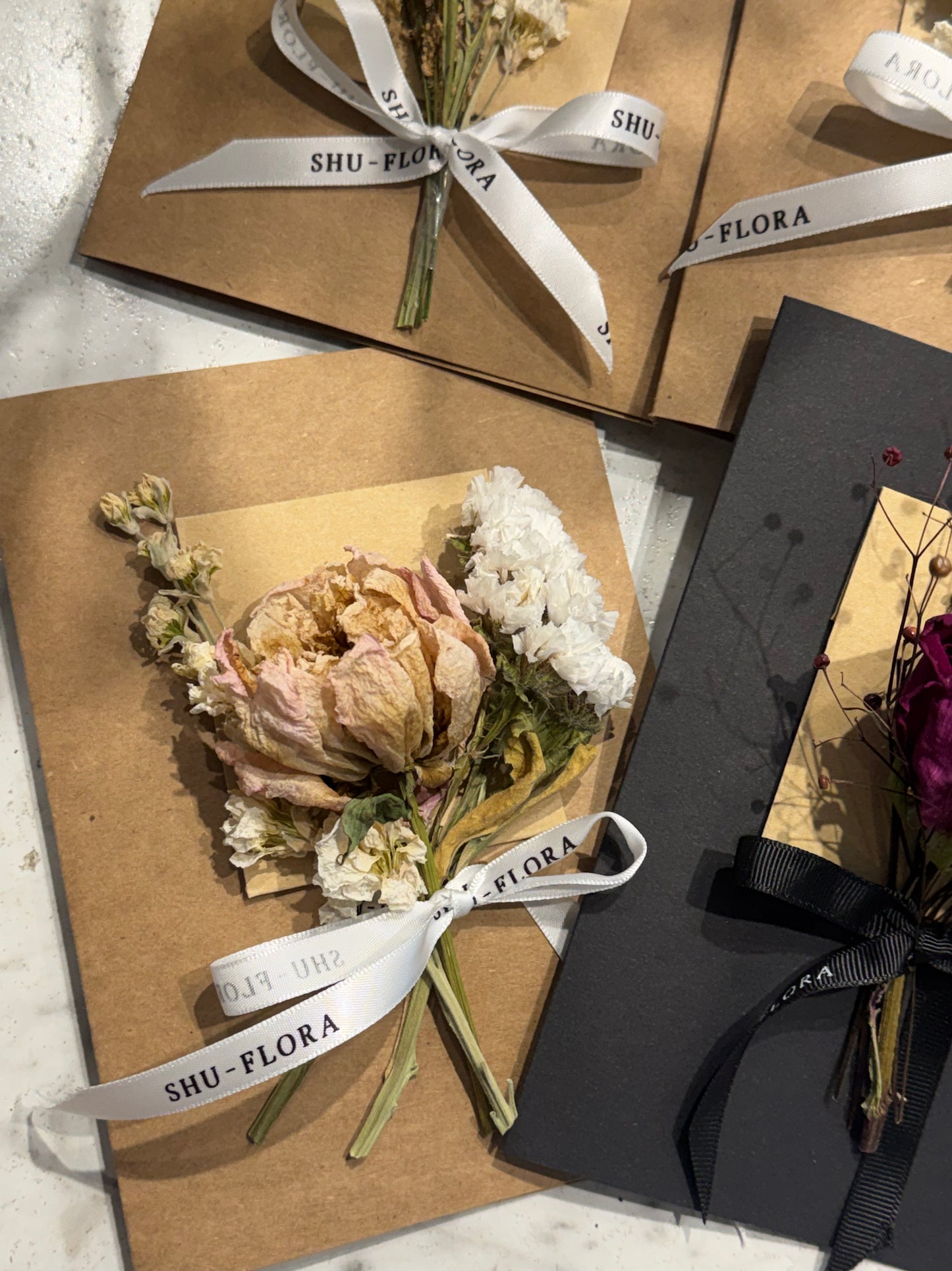 Dried Flower Seed Card