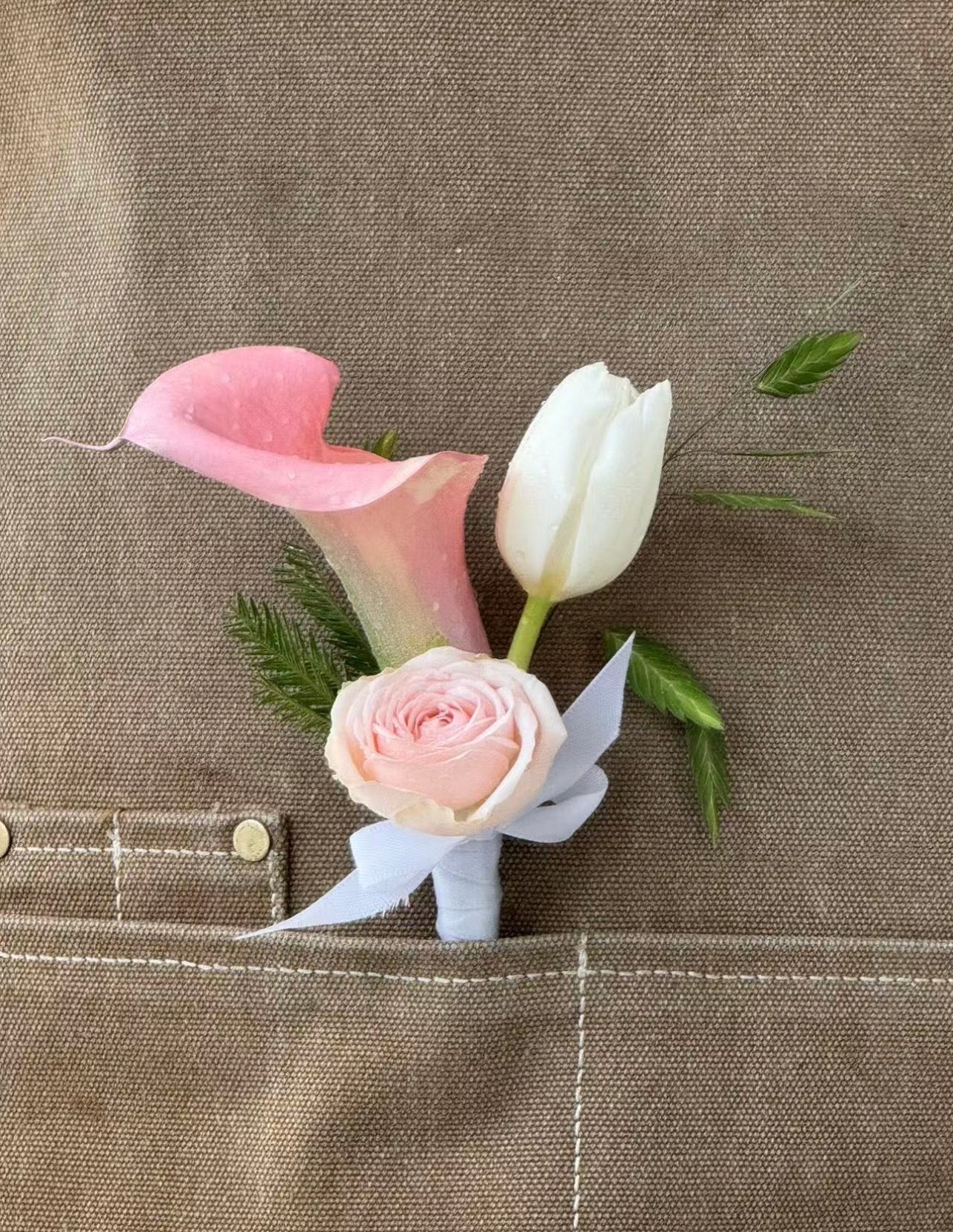 Fresh Flower Boutonniere