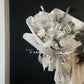 White&Silver Christmas Mixed Flower Bouquet