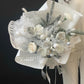 White&Silver Christmas Mixed Flower Bouquet