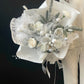 White&Silver Christmas Mixed Flower Bouquet