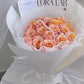 Apricot Colour Roses Bouquet