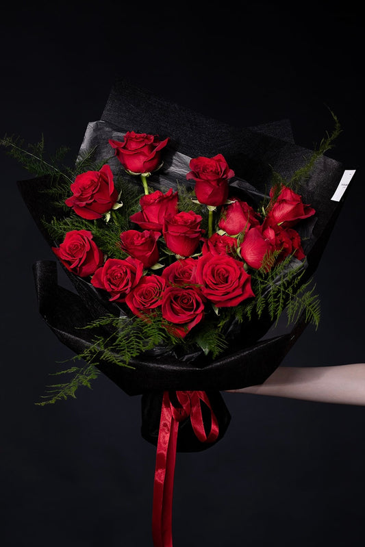 Regular Roses Single-side Bouquet