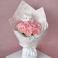 Pink Roses with Kitty