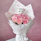 Pink Roses with Kitty