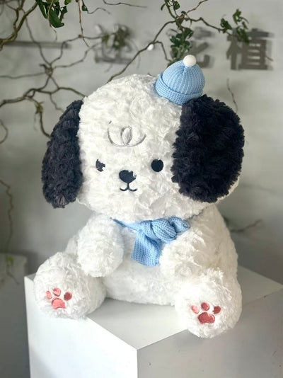 SHU Plush – Blue Hat Puppy