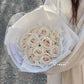 Luxury Round White Rose Bouquet